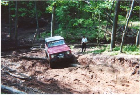 1996 Ford Bronco - Wigg's EB, and Toby Hopp in background