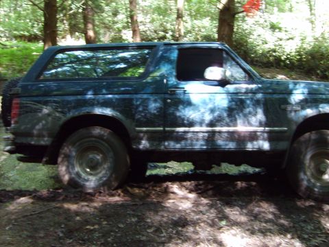 1995 Ford Bronco - another bronco was with us also thats were he poped the beed of his tire that was a job to change