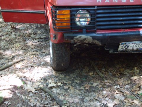 1995 Ford Bronco - second trail damage