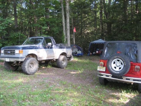 1991 Ford Bronco - Same camp spot as last year