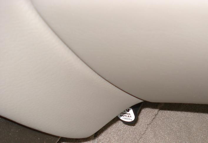 Tucked in under the dash you can barely see it