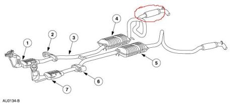1999 Ford Crown Victoria - Resonators on tail pipes