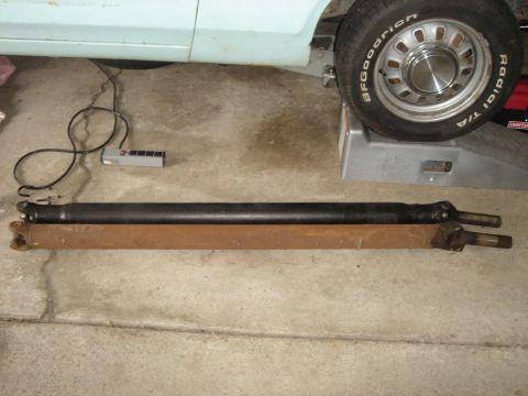 1969 Ford Torino - Restored vs unrestored driveshaft