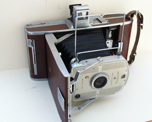 Polaroid Land Camera Model 95 with bellows extended