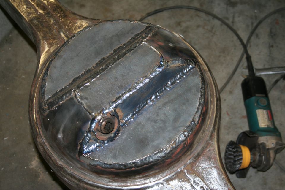 Finished Mohawk... almost. I am going to grind a little bit for aesthetics. Quite a few crappy welds on this one...