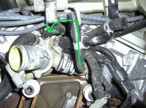 1993 Ford Taurus - How to do the throttle body coolant bypass