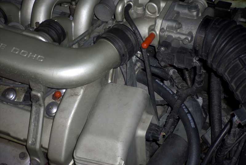 Where to plug the fresh air intake for the PCV system