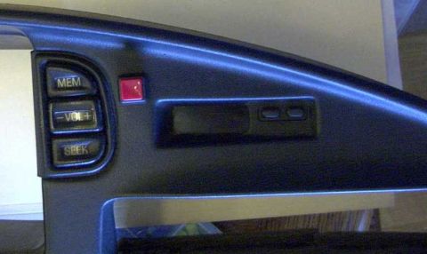 1993 Ford Taurus - Temperature selector switch from front.. This is a maintained two position push button switch.