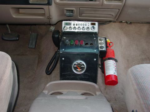 1994 Ford Bronco - Custom equipment is installed in the center console of this vehicle.