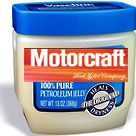 1997 Ford Taurus - A jar of Motorcraft 100% Pure Petroleum Jelly is shown.
