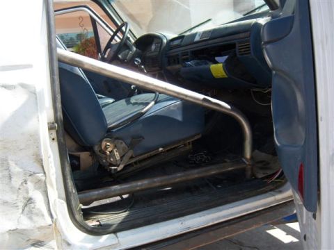 1995 Ford Bronco - Roll cage installed inside the interior of a 1995 Ford Bronco.