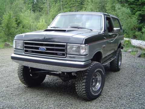 1989 Ford Bronco - My truck at camp