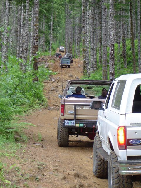 1989 Ford Bronco - Climbing up Firebreak 5