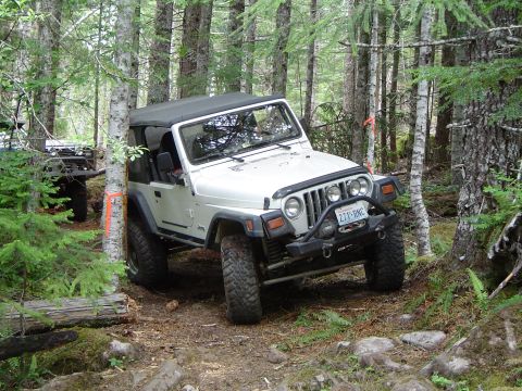 1989 Ford Bronco - Jeff heading into Big Crusher