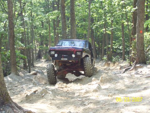 1978 Ford Bronco - This 1978 Ford Bronco navigates a challenging off-road course.