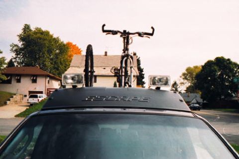 2002 Ford Escape - Lights and bike!