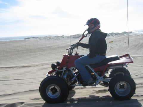 1990 Ford Bronco - Katie and her Quad