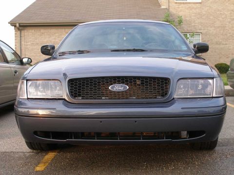 1998 Ford Crown Victoria - Head-on shote after the installation.