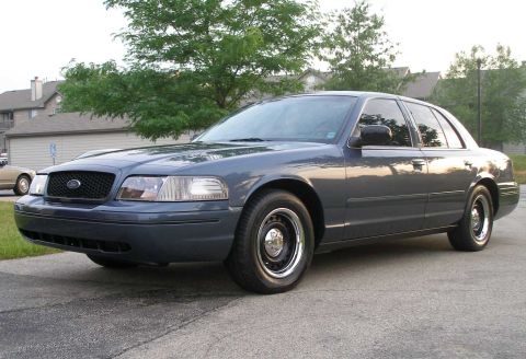 1998 Ford Crown Victoria - 1998 Ford Crown Victoria sedan with tinted headlamps and corner lamps.