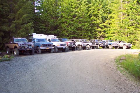 1996 Ford Bronco - Broncofest NW 2007 7 Broncos 1 Explorer 1 Jeep