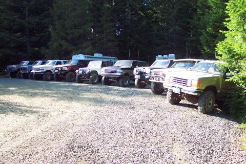 1996 Ford Bronco - Broncofest NW 2007 7 Broncos 1 Explorer 1 Jeep