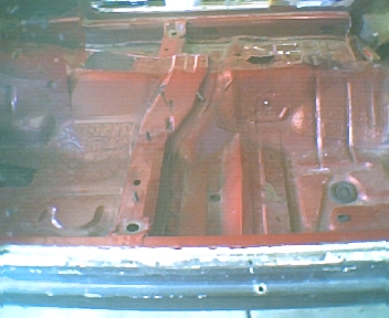 1966 Ford Ranchero - new floor from 1996 mustang