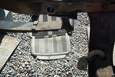 1982 Toyota 4Runner - inside of hanger.