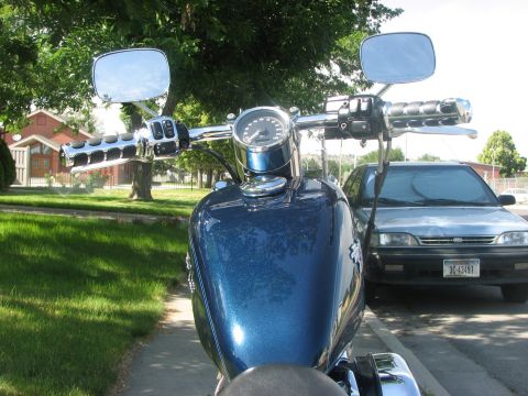 2001 Harley-Davidson Sportster Custom - with drag bars ang Kuryakyn grips