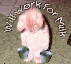 1989 Ford Bronco - A piglet is pictured wearing a hat and holding two buckets, with text indicating it will work for milk.