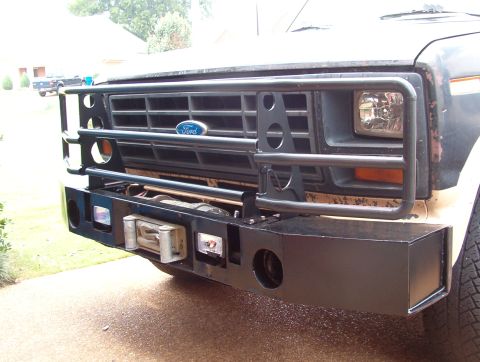 1983 Ford Bronco - Everything is back together & working, except the push bumpers. One of them is seriously mangled, and I've never been happy with the rubber…