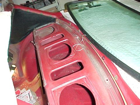 1967 Mercury Cougar - June 26, 2007 Installing the rear glass