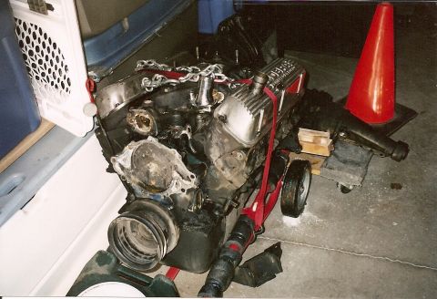 1967 Ford Ranchero - the old 7 cylender 289 surprised this greasy mess even ran as long as it did on 7 cylenders.