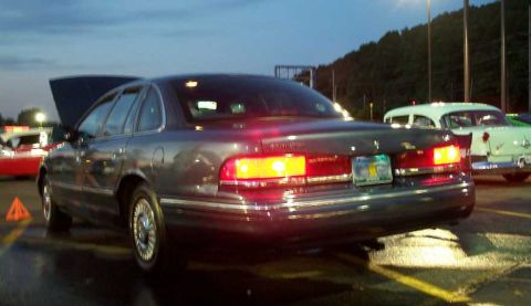 1996 Ford Crown Victoria - Rear lights have been upgraded and No thats not a dent. Thats Embassy, Colonel, Towncar type R, and me.