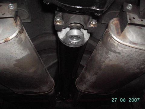 1984 Ford Crown Victoria LTD - Carbon fiber driveshaft and new 1350 series yoke installed