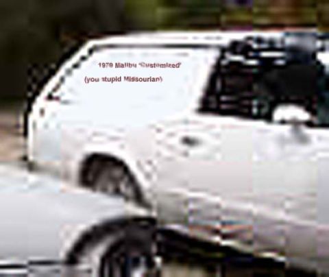 1971 Ford Ranchero - This 1979 Malibu Customized wagon has text on its side.