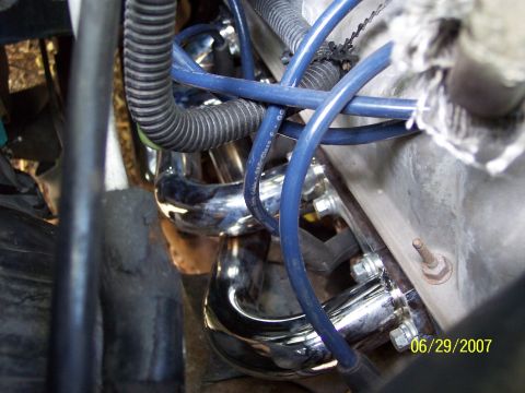 1996 Ford Bronco - Gibson shorty header, passenger side