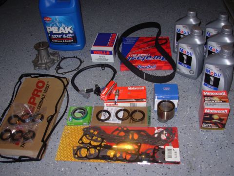 1995 Ford Taurus - New parts for the 60K mile srvice.