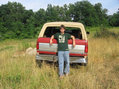 1988 Ford Bronco - same rock. back