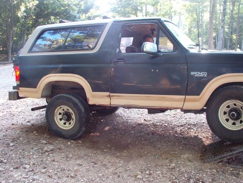 1983 Ford Bronco - These pics are even more interesting now, in hindsight. My bumpers kept me from even really getting ON the ramp, but they didn't interfere…