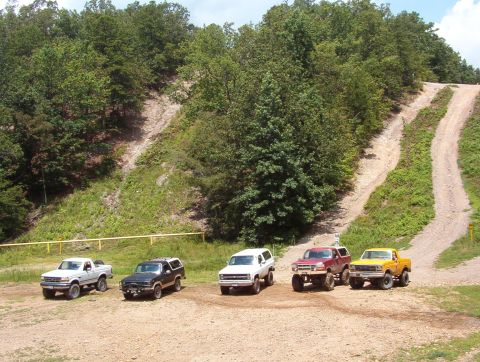 1983 Ford Bronco - From the left: Ben (92builtbronco), Steve83, Jason, Troy2d23, & Hunter234 Where the HELL was everyone else??? ...and what the #@)$^ is that…