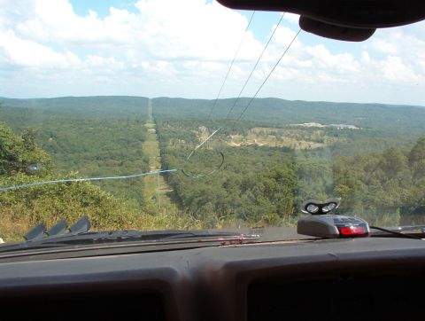 1983 Ford Bronco - This view is looking outside the park to the South from the entrance to the Rubicon trail. It was somewhere near here that my CB antenna (a…