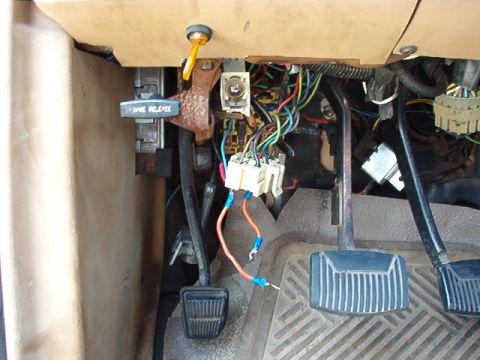 1983 Ford Bronco - I had to make these jumper wires at a gas station because the headlight switch crapped out at ~10PM on the way home. I found out later it w…