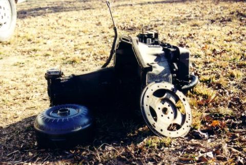 1991 Ford Taurus - I got the automatic out.it was allot harder than the manual. It was also alot more heavy.