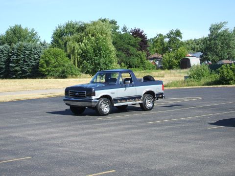 1990 Ford Bronco - First Summer with top off.