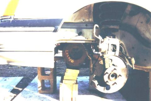 1991 Ford Taurus - you barly can see the tempo flywheel placed to make sure it fitted, Now its all cleaned up and no rust and numbers.