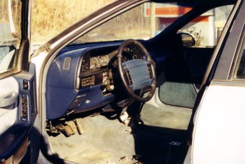 1991 Ford Taurus - I got the cluch and brake peddles in and the cluster trim all installed. needs to be cleaned badly.