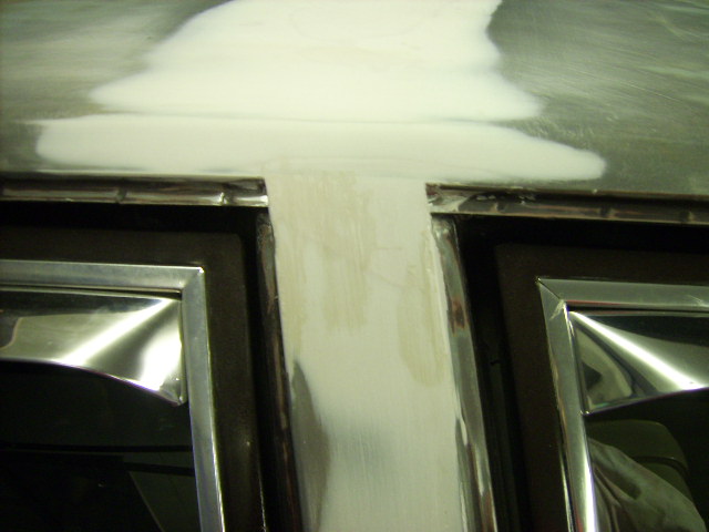B-Pillar close to finshed (Bondo stage)