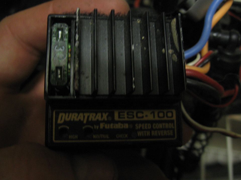 Duratrax ESC-100 speed control with reverse and fuse