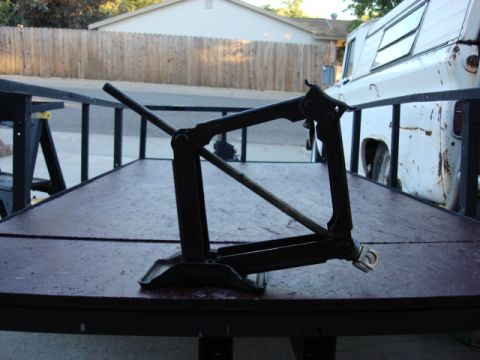 1983 Ford Bronco - well we had a flat and we trusted the factory jack and it failed