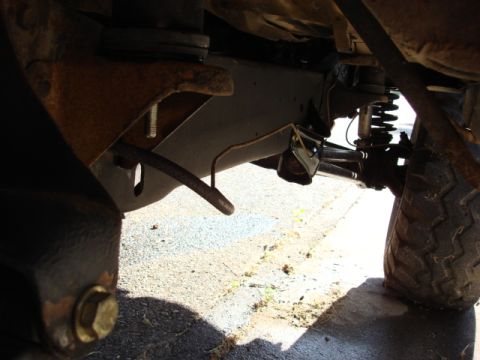 1983 Ford Bronco - the EFI uses a larger 3/8 Evap line. here is the 1/8" line in the stock location. it runs in 2 pieces from the fuel tank to the Charcole ca…